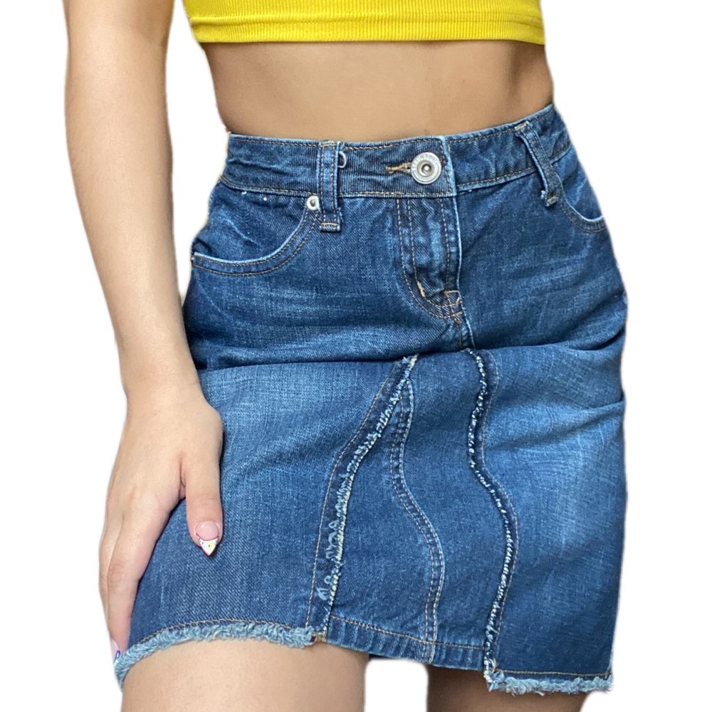 Vintage Y2k Mudd Denim Skirt High Waisted